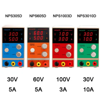 

NPS 0-100V 0-10A Laboratory bench power supply three Digital Display adjustable Mini Switch DC Power Supply For phone repair