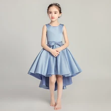 Cute O-neck Communion Prom Dress Bow Children Vestidos De Fiesta Flower Girl Wedding Pageant Holy Dresses Sleeveless Ball Gown Cute O-neck Communion Prom Dress Bow Children Vestidos De Fiesta Flower Girl Wedding Pageant Holy Dresses Sleeveless Ball Gown