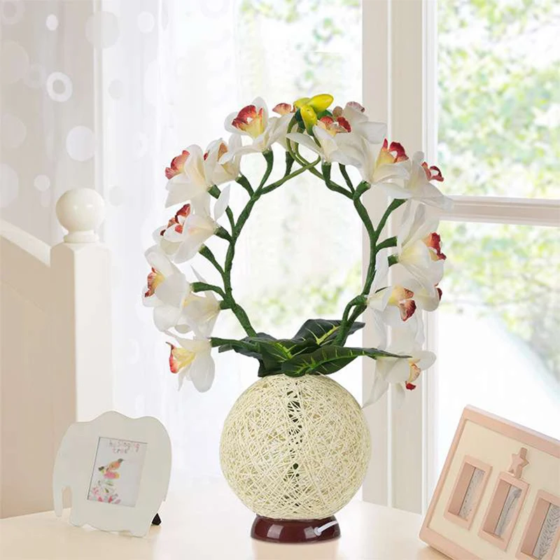 

Modern Creative art flower arrangement table lamp LED novel Night Light for home coffee table bedside office hotel restaurant