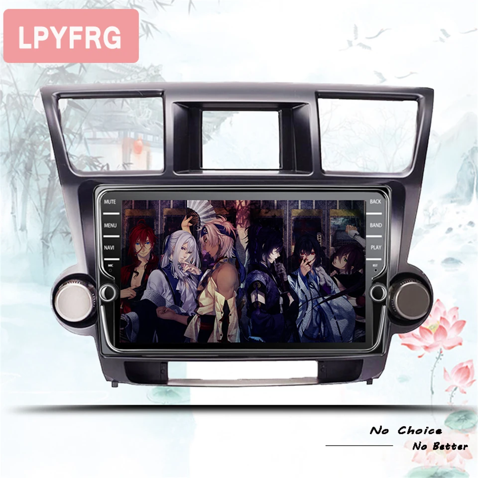 Best 9" Octa core Car radio for Toyota Highlander Kluger 2008-2012 android 9.1 car DVD player with 4G RAM 64G ROM Head Unit 5