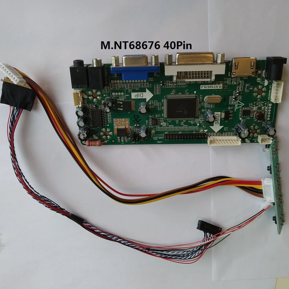  Kit for N156B6-L06 M.NT68676 40pin 1366X768 LED DIY Controller board 15.6