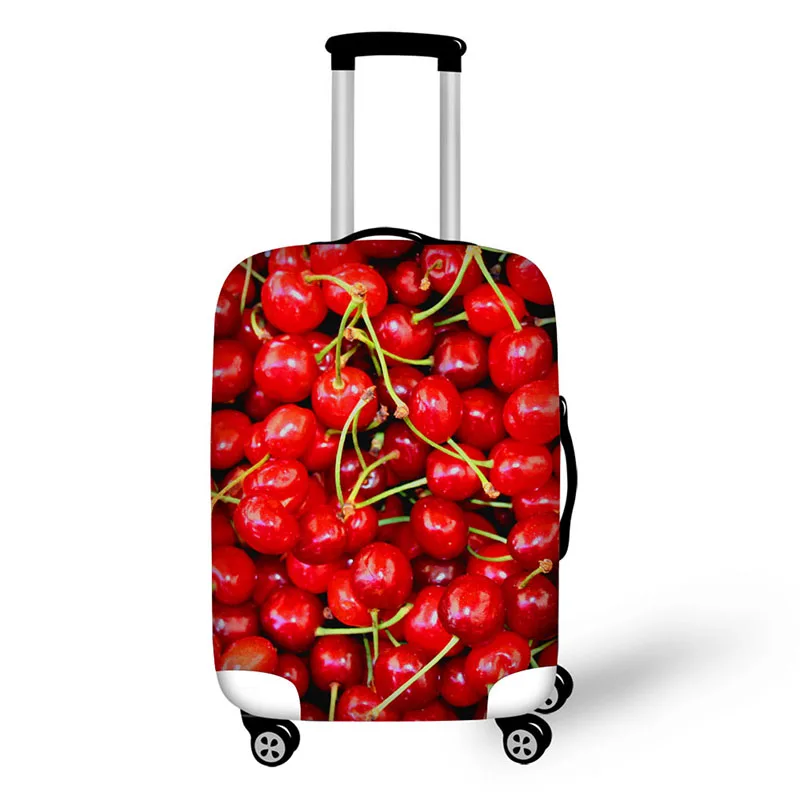 Фрукты еда печати путешествия защитный чехол на чемодан стрейч водонепроницаемый переносной багаж Чехлы дождевик