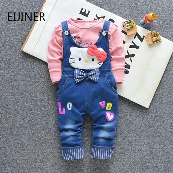 

Children Clothing 2019 Autumn Spring Toddler Girls Clothes T-shirt+Pant 2pcs Outfit Kids Tracksuit Suits For Girls Clothing Sets