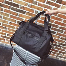 Водонепроницаемые мужские дорожные сумки большой емкости Оксфорд женская одежда дорожный Органайзер унисекс Современная черная серая Компактная сумка для поездки