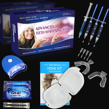 

Teeth Whitening Gel Tooth Bleaching Strips Teeth Whitening Kit With Led Light Oral Care Tool Hygiene Dental Whitener