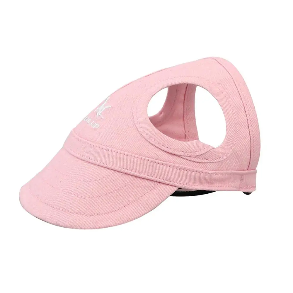 Pink Dog Hat Шапка для собак с отверстиями для ушей твердый наружный износостойкий головной убор для собак Honden Petstyle Muts Gorras Para Perro Sombrero Perro Лидер продаж - Цвет: Pink Dog Hat