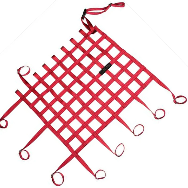 

Universal Car 59X46cm Racing Window Net Safety Equipment Off Road Nylon Webbing DY