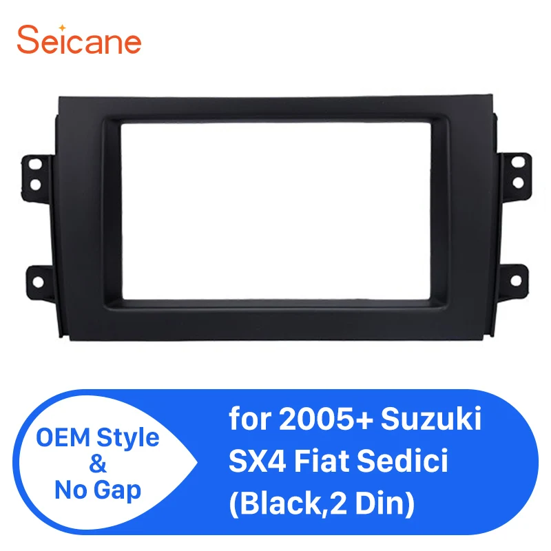 Автомагнитола Seicane черная 2DIN для Suzuki SX4 Fiat Sedici 2007 2008 2009 2010 2013|Панели| |