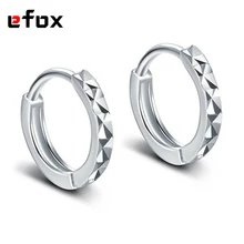 925 пробы серебряные серьги-кольца, классические серьги, ювелирное изделие, подарок, женские гипоаллергенные серьги никогда не выцветают