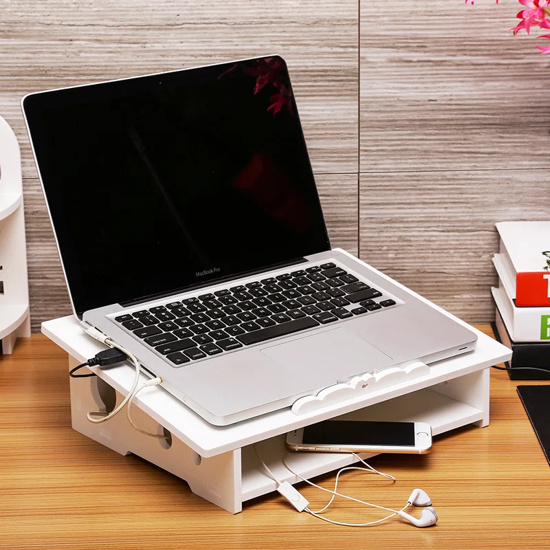 TOPEXTRA New Arrival DIY Table Computer Laptop Storage Box