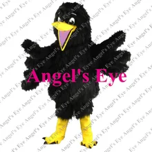 Маскоты плюшевые Brenden черная птица Маскоты взрослый костюм для джунглей Ворон карнавал/Cosply партия Показать EMS sw1323
