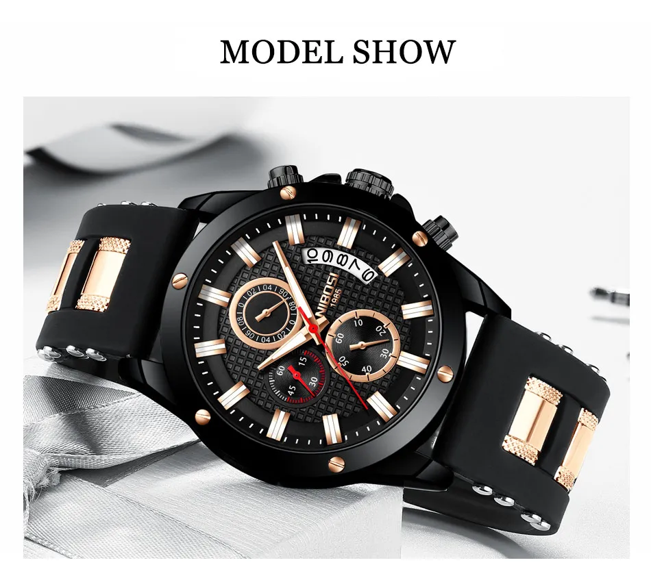 NIBOSI Sport Watches For Men Watch Military Army Clock Men Waterproof Silicone Strap With Date Relojes Deportivos Hombre 2018    (3)