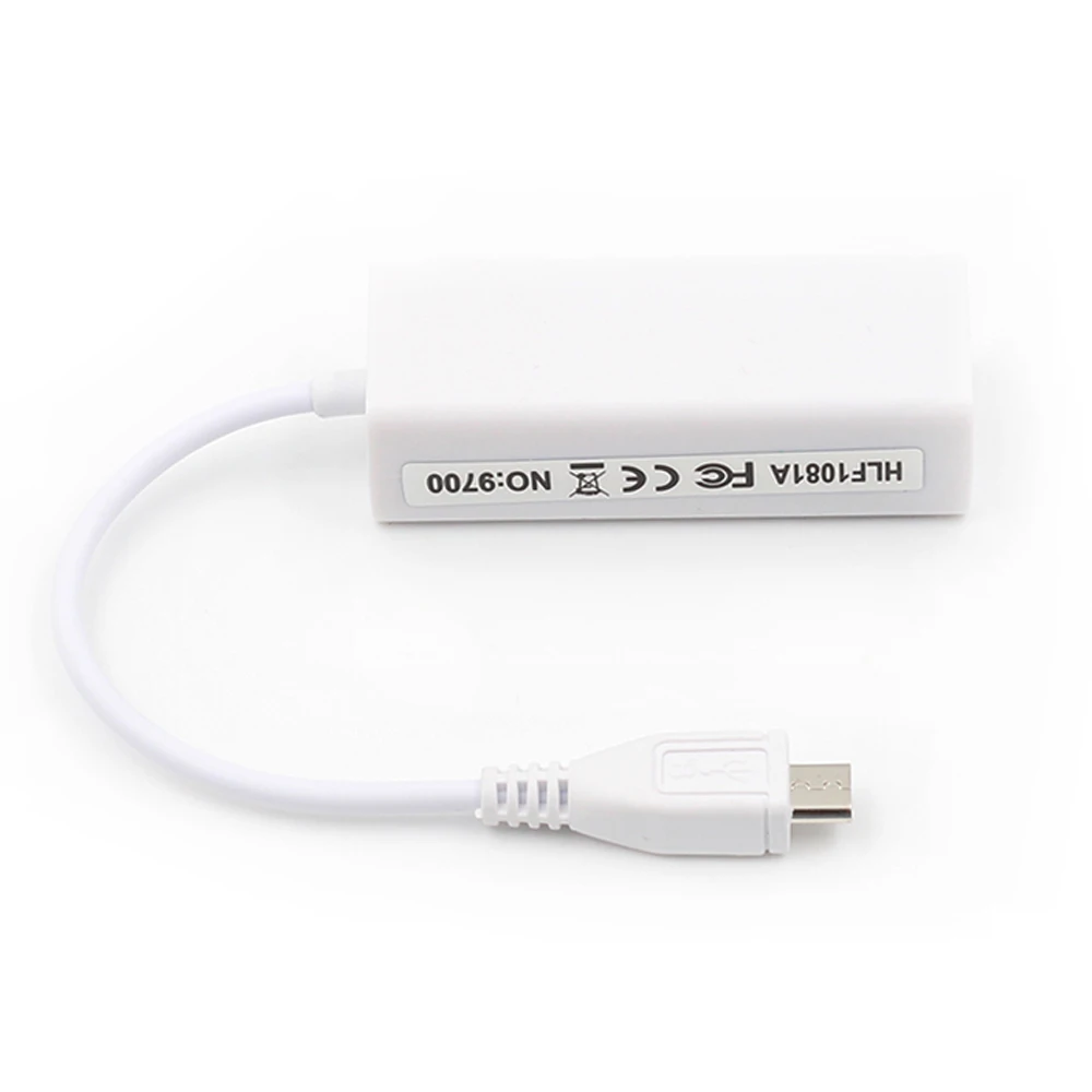 Micro USB сетевой интернет-адаптер для микро-флеш-накопителя USB Ethernet RJ45 для Windows 7/8/10 планшетный ПК с системой андроида IC RD9700 Ethernet LAN