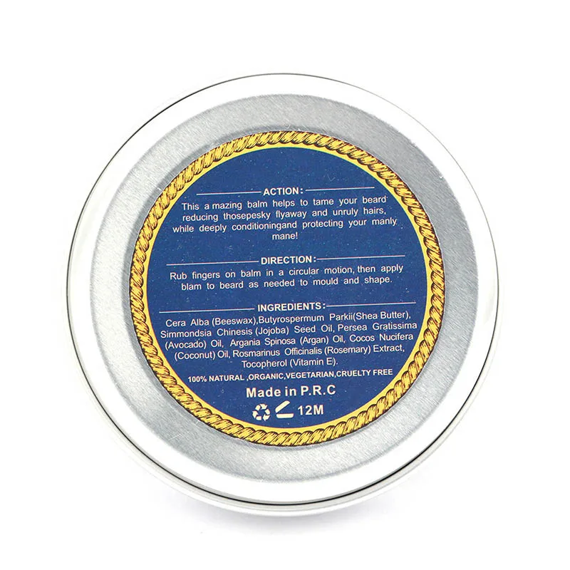 Blue ZOO Men Organic Beard Oil Balm Moustache Wax Styling Beeswax Moisturizing Smoothing Gentlemen Beard Care Natural Beard Balm Blue ZOO Men Organic Beard Oil Balm Moustache Wax Styling Beeswax Moisturizing Smoothing Gentlemen Beard Care Natural Beard Balm