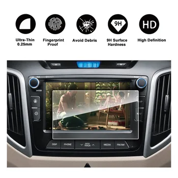 

RUIYA car navigation screen protective film for 2017 2018 Creta AVN System 7inch touch screen,9H tempered glass screen protector