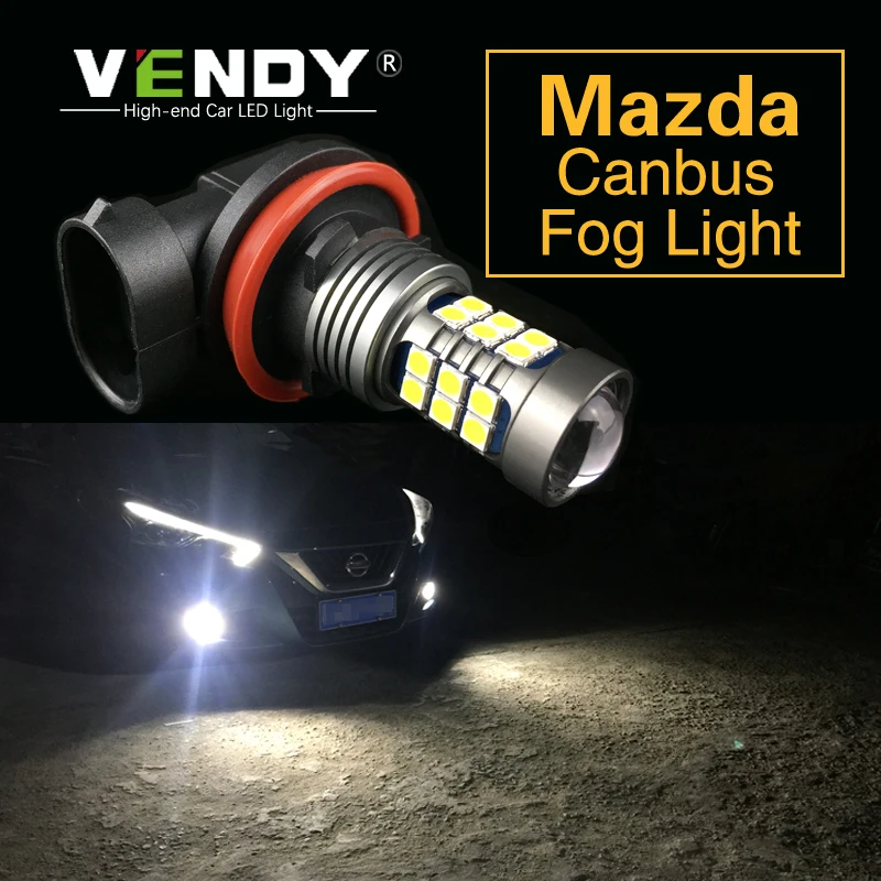1 шт. светодиодный льные светодиодные лампы H8 H11 9006 HB4 H16 для Mazda 3 Axela 2 6 8 фонарей cx5 cx