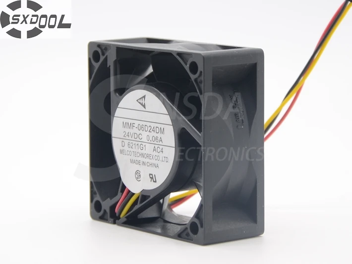 SXDOOL MMF-06D24DM AC4 6025 60*60*25 мм DC 24V 0.06A сервер инвертор Вентилятор охлаждения | Компьютеры