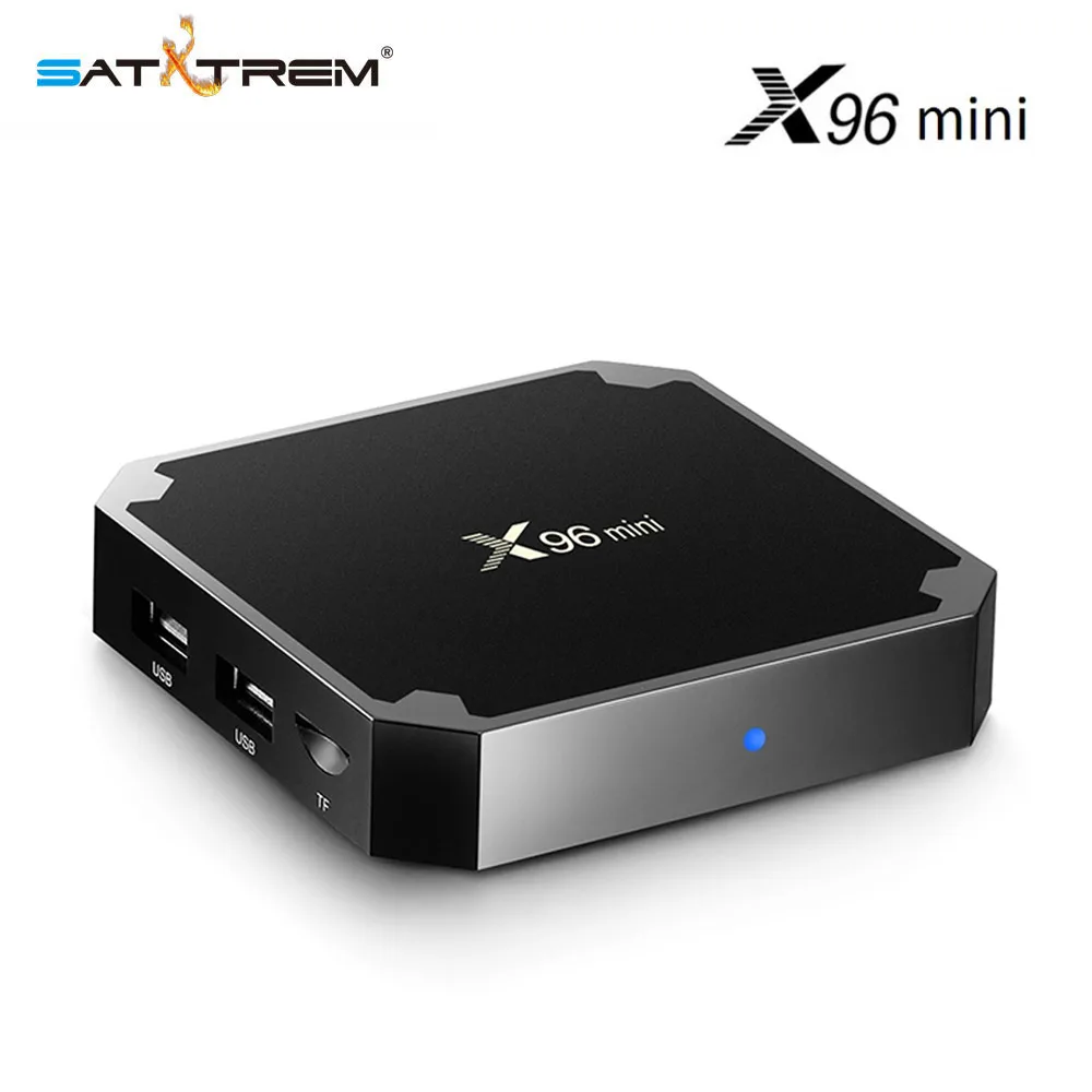 

SATXTREM X96 Mini Android 7.1 4K Smart TV Box Set Top Box 1GB DDR3 8GB Amlogic S905W Quad Core X96mini 2.4GHz WiFi Media Player