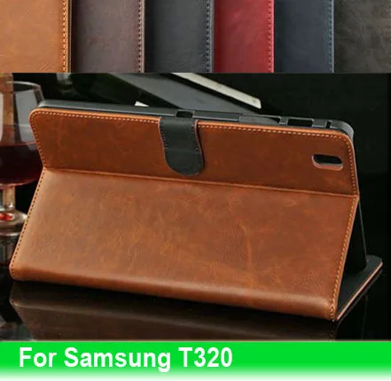 Чехол для планшета samsung T320, чехол-книжка с рисунком Crazy Horse из искусственной кожи для samsung galaxy tab pro 8,4 t325 SM-t320