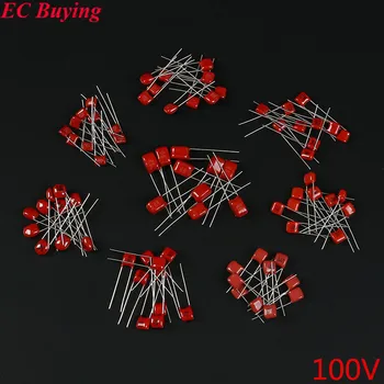 

80pcs 0.0047uf-1uf 8ValuesX10PCS CBB CL Polypropylene Film Capacitor Assortment Kit 100V Foot Pitch 5mm