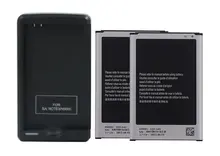2 x New 3200mAh 3.8V Li-ion Internal Battery Replacement +Dock Charger for Samsung Galaxy NOTE 3 N9000 N9005