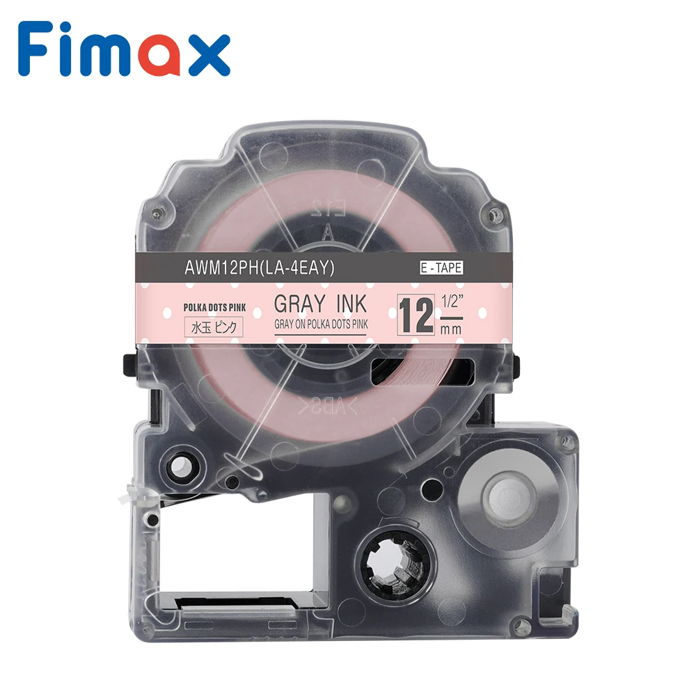 Fimax шаблон ленты SS12KW LC-4WBN 12 мм черный на белом ST9K 9 мм SD12K LK-4BWV SC18Y этикетки ленты совместим с Epson и King Jim