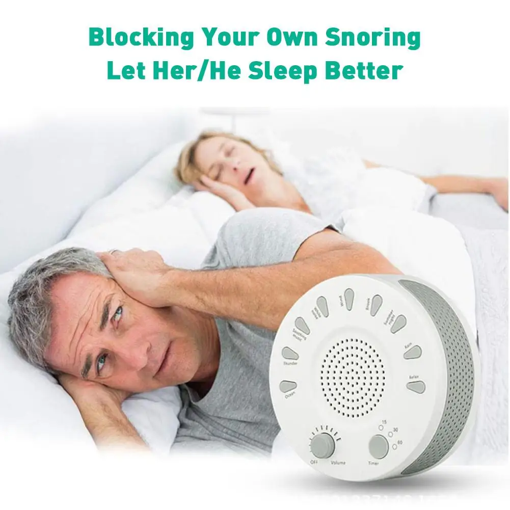 

Insomnia Cure White Noise Sleep Aid Machine Help Fast Autumn Asleeping Baby Sleep Pacifiers Rechargeable Sleep Timer Relax