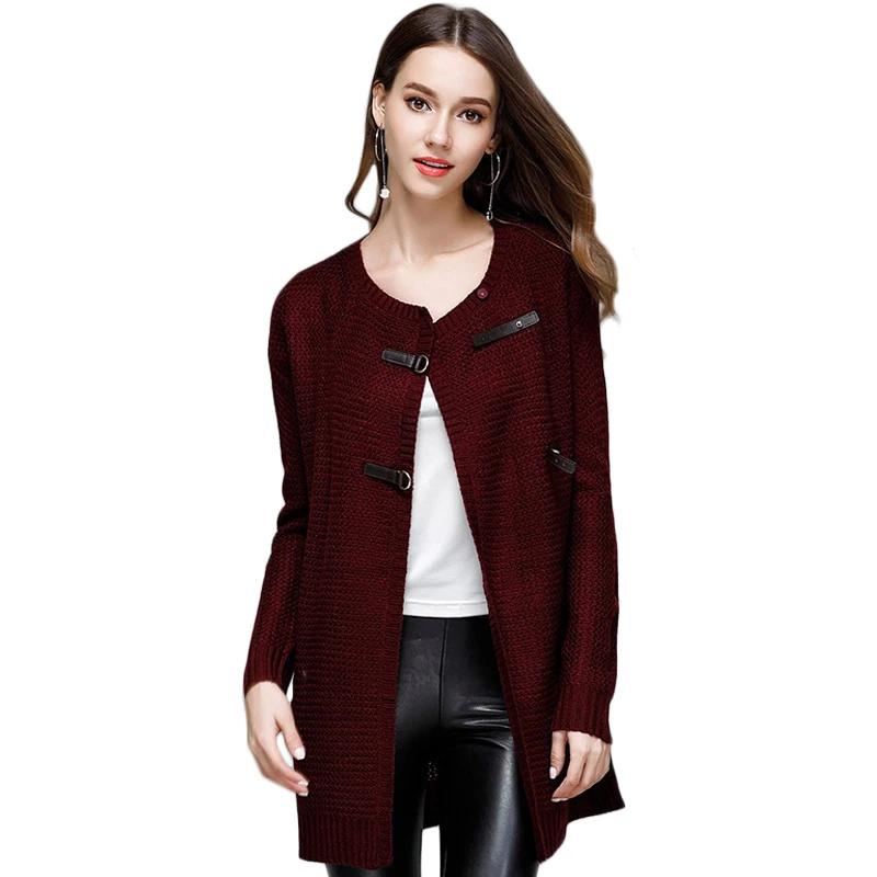 2017 Fashion Winter Women Vintage Long Sleeve Cardigan Sweater Tops