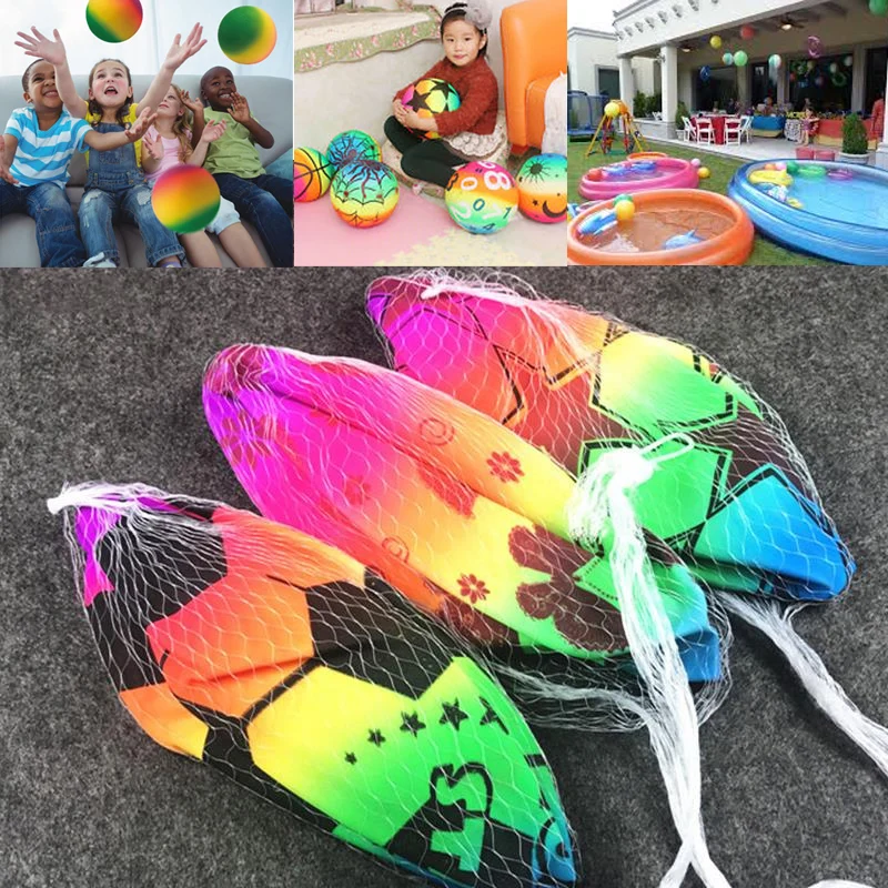 

PVC Beach Party Decor Rainbow Volleyball Outdoor Sports Toy Beach Children Gift