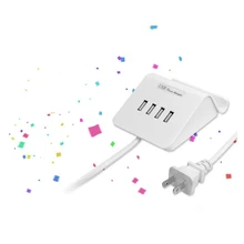 New Universal 4 USB Ports Smart US EU UK Plug Travel AC Power Adapter Socket Wall Charger For Cell Phone
