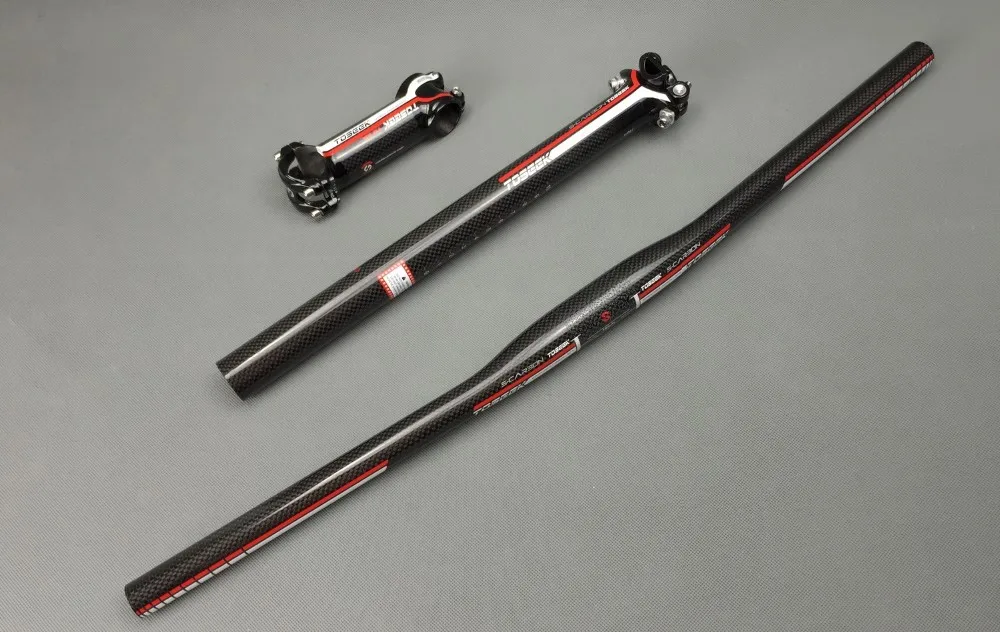 High Quality red carbon fibre road bike MTB mountain bike handlebar