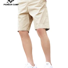 Пионерский лагерь, однотонные шорты цвета хаки, повседневные хлопковые прямые мужские короткие штаны, шорты с карманами для мужчин ADK908122