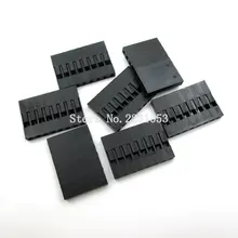 50 шт. Dupont коннектор 1*8P 1*8 pin 8 Pin Однорядный 2,54 мм пластиковый корпус через отверстие Перемычка провода кабель корпус женский