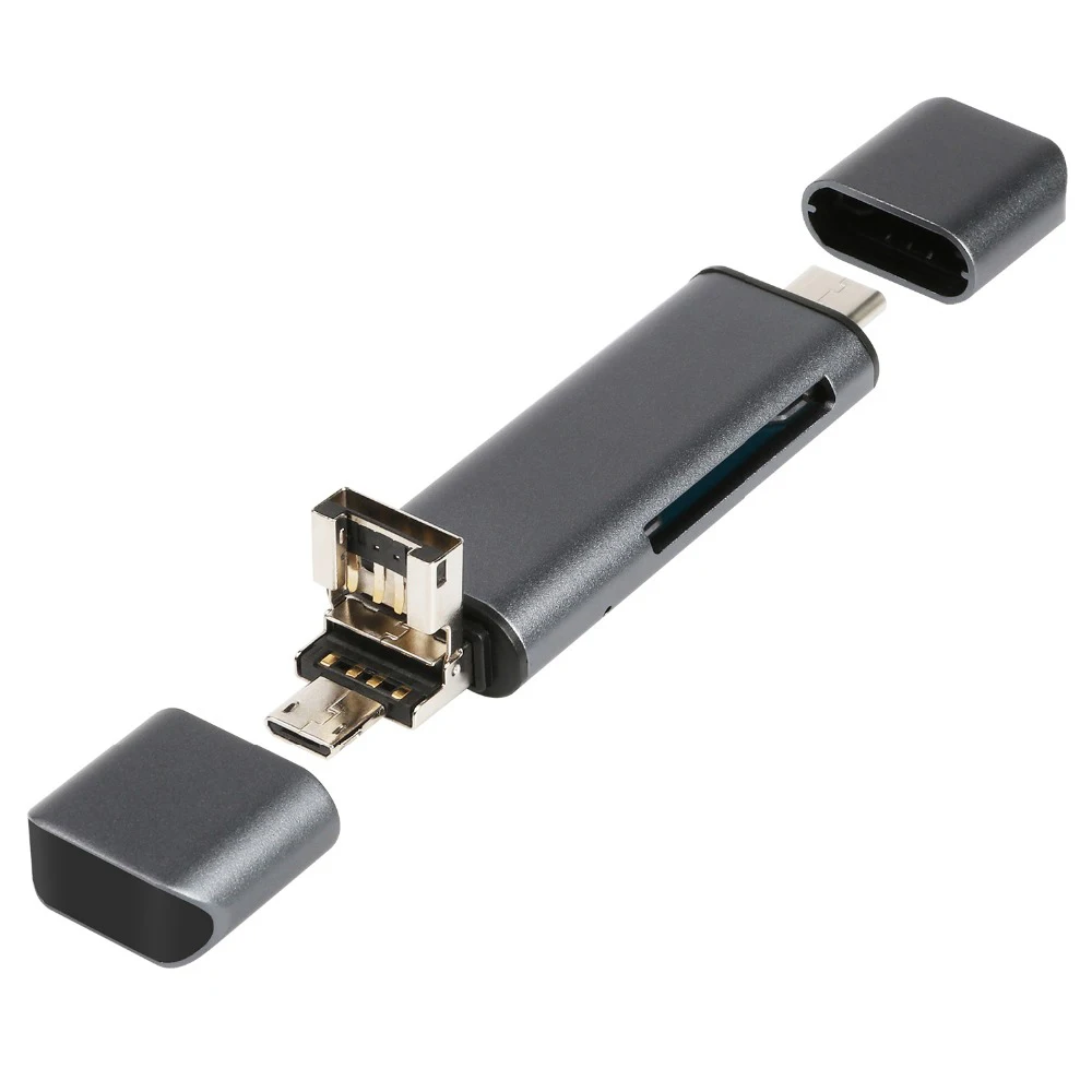 YUNCLOUD USB 2,0 3,0 устройство чтения карт памяти адаптер высокое Скорость Тип C USB C Micro SD Card Reader для ноутбук ПК Android Mac OS