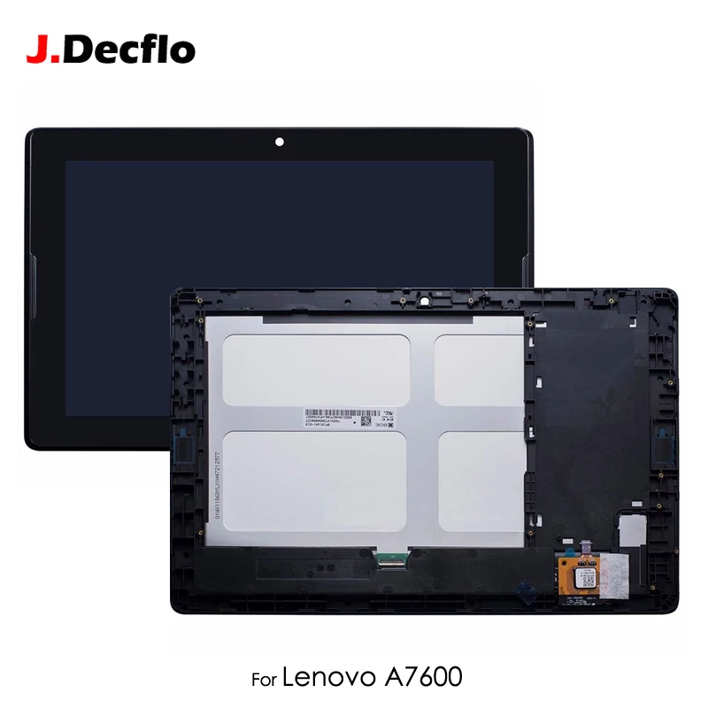 ЖК-дисплей для lenovo Tab A10-70 A7600 A7600-F A7600-H сенсорный экран дигитайзер с рамкой полная