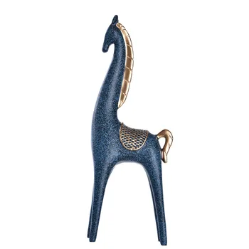 

Nordic Simplicity A Pair Of Horses Ornament Creativity Resin Crafts Home Living Room TV Cabinet Bedroom Desktop Animal Ornaments