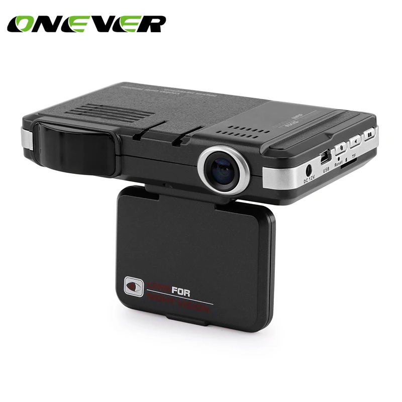 

2 In 1 Car Camera DVR Dash Cam Recorder Radar Laser Speed Detector Alert G-Sensor 2.0" LCD HD 720P