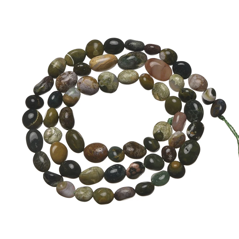 

Unique Multicolor Stone Beads Making Design Marine Agate 5-10mm Size For Diy Bracelets jewelry H729