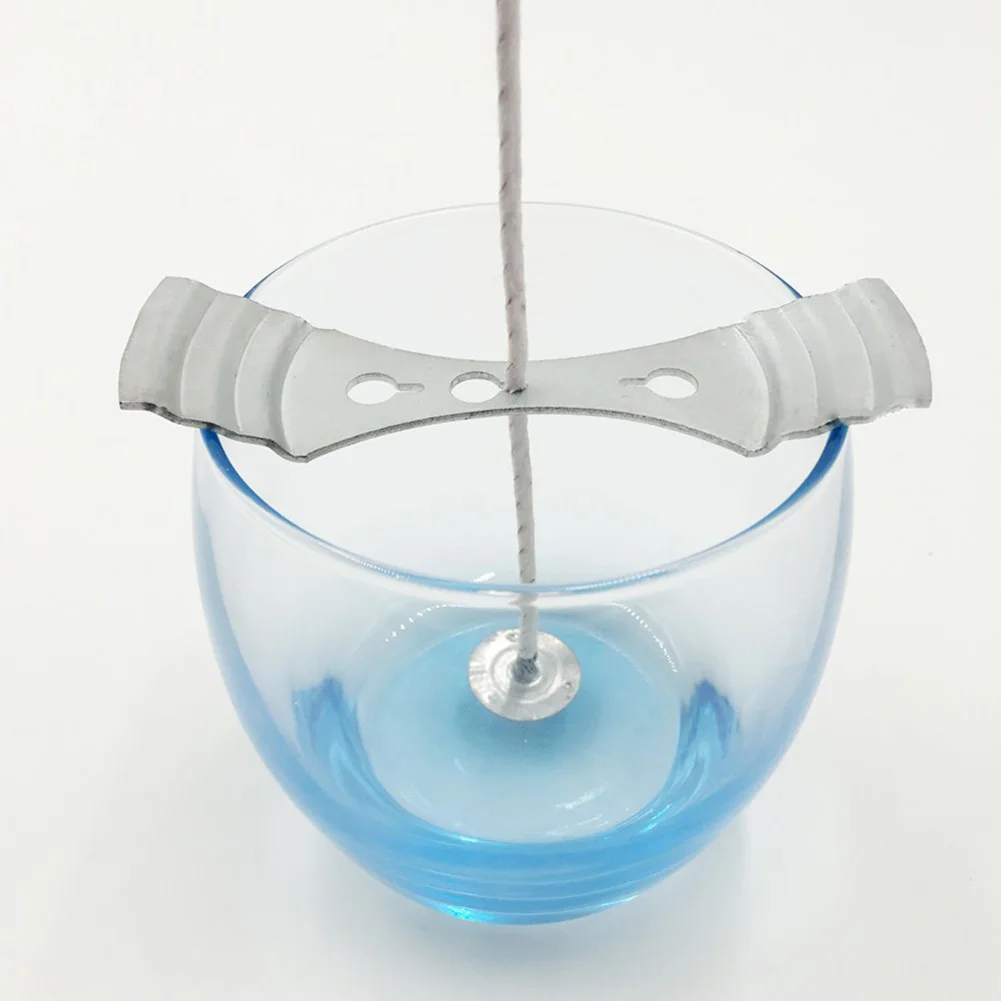 

1Pcc Stainless Steel Candle Wick Centering Device Metal Wick Holder Three Hole Handmade Candles Accessories