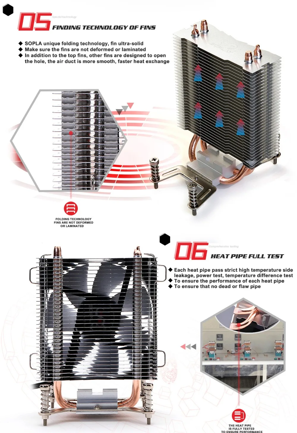 SOPLAY cpu Cooler 2 тепловые трубки TDP 95 Вт с ШИМ 3 pin 800-2000 об/мин 90 мм вентилятор охлаждения высокая производительность бесшумный радиатор