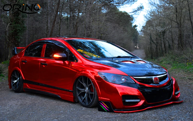 Red Chrome Vinyl Film Wrap-8