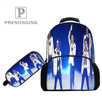 

Custom 17inch new_kids_on_theBackpacks Pen Bags 3D Printing School Women Men Travel Bags Boys Girls Book Computers Bag#1031-3-37