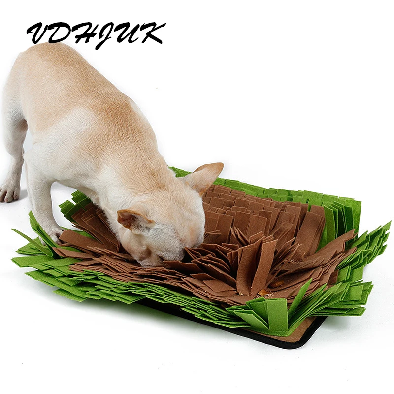 

2018 new Pet Snuffle Mat Dog Smell Training Mat Stress Release Nosework Blanket dog nosework mat dog nose work blanket