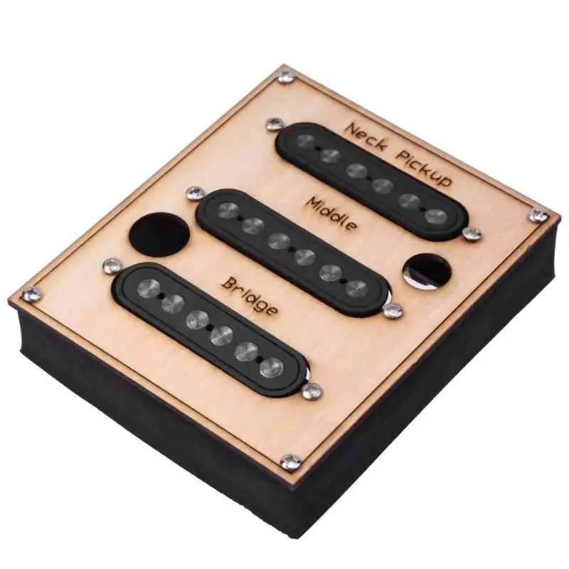 

3pcs/set Black SSS Standard Single Coil Pickups for Electric Guitar Parts Accessories Bridge Neck Set Installation Guitar Parts