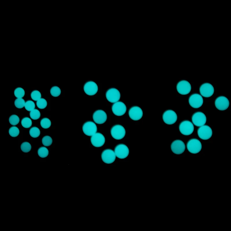 

New 6mm 8mm Glow In The Dark Fishing Loose Beads For Woman Men Luminous Locket Necklace DIY Jewelry Making 10pcs NO HOLE