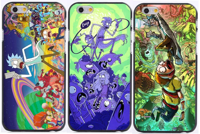 coque silicone iphone 6 rick et morty