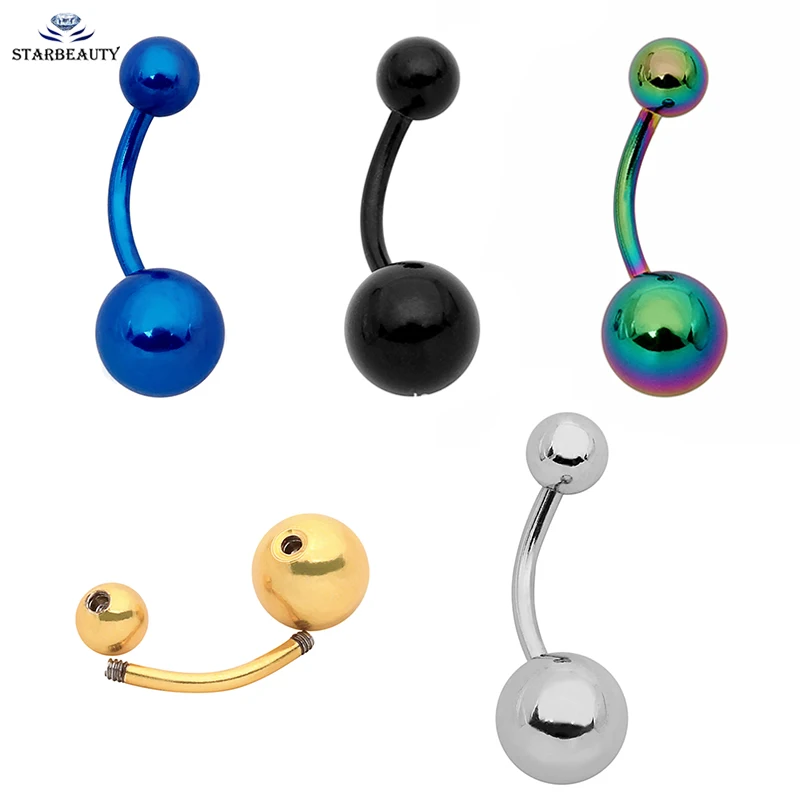 Кольцо для пирсинга живота 16 г/14 г 2 шт.|piercing body jewelry|body jewelrywholesale jewelry |