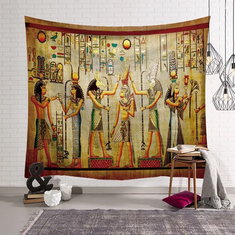 

New Ancient Egypt Series Tapestry Wall Hanging Sandy Beach Throw Rug Blanket Camping Tent Travel Mattress Sleeping Pad Tapestry