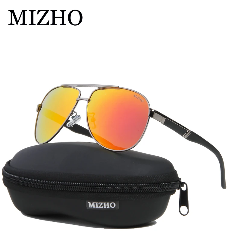 

MIZHO Busines Mirror UV Protection Retro Sunglasses Men Polarized Driving Pilot Traveling Luxury Sunglass Women Brand Design