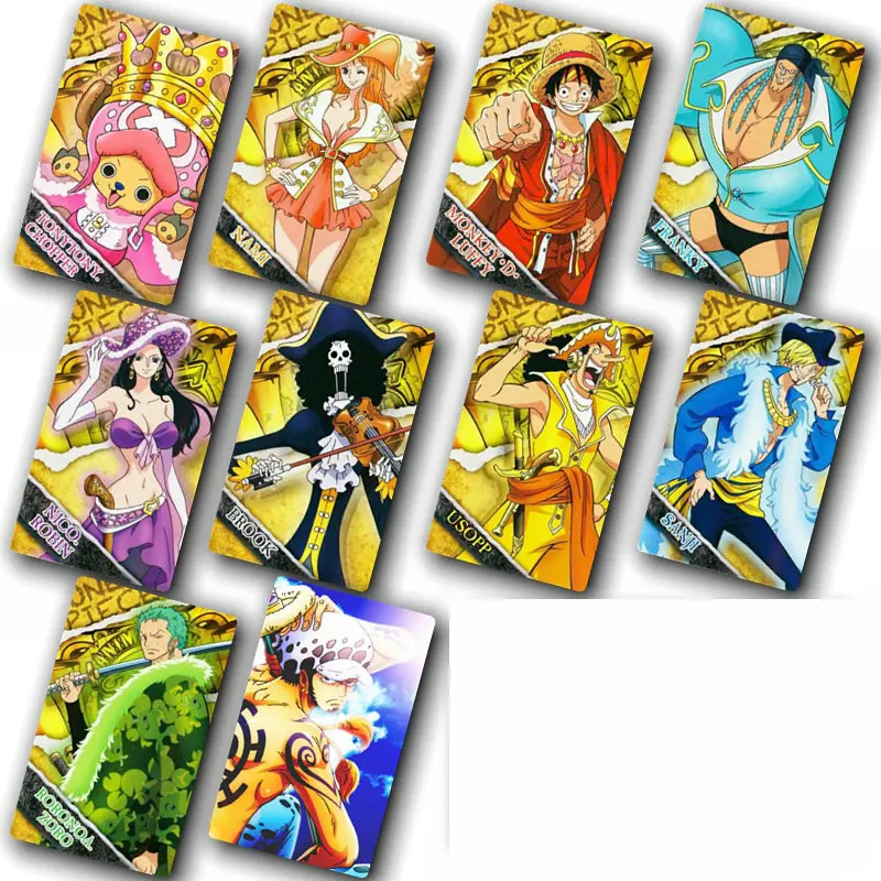 Аниме One Piece Card Sticker Pack DIY Decoration Bus ID Waterproof Kids стикеры классических игрушек 100